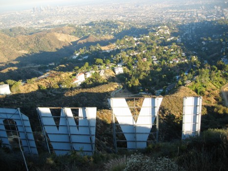 Vista de Holmby Hills y Los Angeles